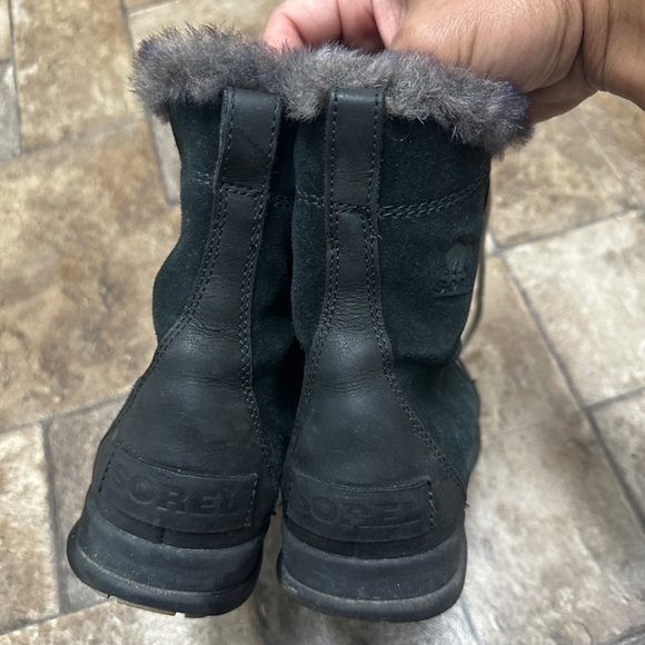 Sorel Suede Leather Winter boot sz 10 - Picture 4 of 7